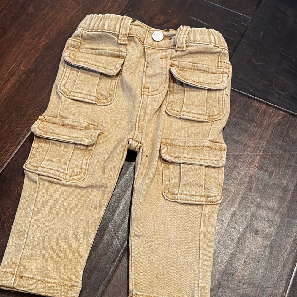 Tan Cargo Pants for Baby